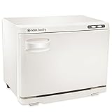 Salon Sundry 2 in 1 Hot Towel Warmer Double Tray Cabinet and UV Sterilizer Spa Equipment - Large White