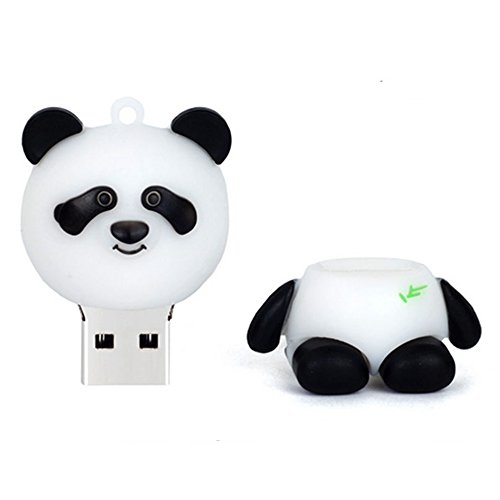 Aneew Pendrive 32GB U Disk Panda Bamboo Shape USB Flash Drive Memory Thumb