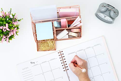 6 Organizer+Supplies+Accessories+Magazine+Rosegold