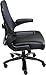 OneSpace Taft Mesh Back Oversized Executive Chair with Pocket Coil Seat Cushioning, Black