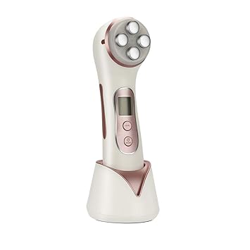Amazon Com Karloz 5 In1 Multifunctional Facial Massager High Frequency Skin Tightening Ems Colorful Led Light Therapy Skin Toning Machine For Face Lift Wrinkle Remover Anti Aging Beauty