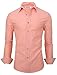 TAM WARE Men's Casual Plain Oxford Cotton Button Down Dress Shirt