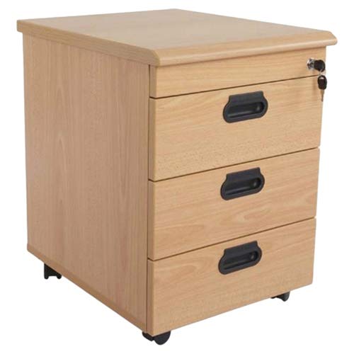 Mahmayi Bess M3 Mobile 3 Drawers Belgian Beech Traditional And
