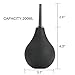 Premium Silicone Enema Bulb – Soft, Safe and Comfortable Medical Douche for Men and Women (7.6 oz, Black)