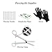 BodyJ4You 36PC PRO Piercing Kit Steel 14G 16G Anchor Belly Ring Tongue Nipple Nose Jewelry