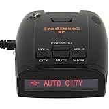 Radenso XP Radar &amp; Laser Detector with GPS Lockout and Red Light / Speed Camera Voice Alerts