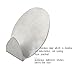 JOJO STYLE Towel Hooks, Adhesive Stainless Steel Utility Durable Hangers Wall Mount for Home Kitchen Bathroom Living Room, 4 Packs - Silver
