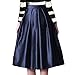 yige Women's High Waisted A line Skirt Skater Pleated Full Midi Skirt