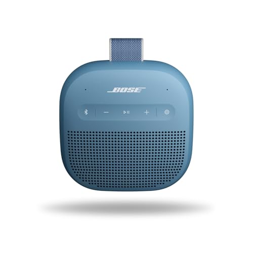 SoundLink Micro (2ª Gen) Diffusore portatile, diffusore da esterno wireless, fino a 12 ore di autonomia, impermeabile e a prova di polvere, Blu tramonto