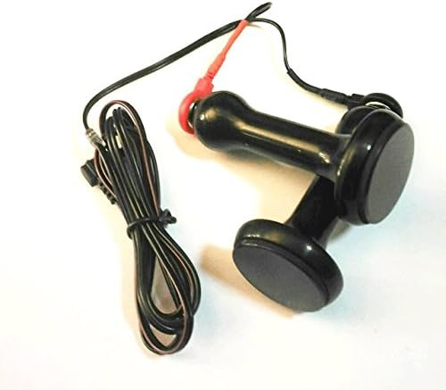 PAIR Shungite remote electrodes mini pawns with hadlesd and wire for Scenar and Cosmodic