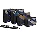 BAGAIL 6 Set Packing Cubes,Travel Luggage Packing Organizers with Laundry Bag(Black)