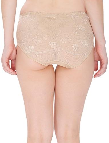 Shopolica Women's Cotton Silk Butt Lifter Panty (Skin, Medium)