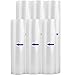 Vacuum Sealer Bags 6 Rolls 7.9”x16.5' and 11