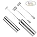 Milk Frother EZILIF Milk Frother Handheld Coffee Frother Battery Operated Foam Maker with 3 Stainless Steel Different Size Whisks for Coffee Latte Cappuccino Hot Chocolate Drink Mixer