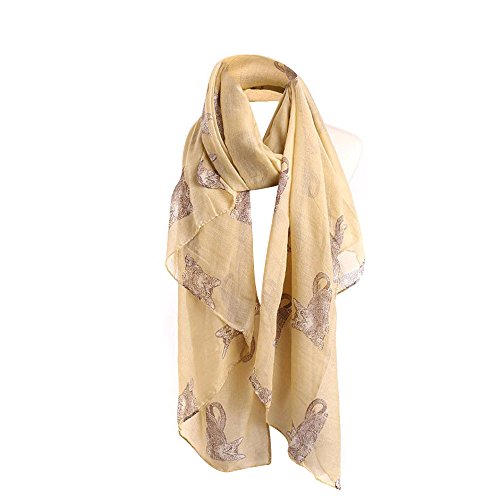 image for Tsmile Women Beautiful Cat Print Pattern Long Soft Warm Shawl Wrap Sca