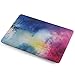 iDOO Matte Rubber Coated Soft Touch Plastic Hard Case for Macbook Air 13 inch Model A1369 and A1466 - Watercolor