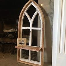 Amazon Com 2 Cathedral Arch Window Frames Shelf 36 Inch