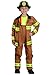 Aeromax Jr. Fire Fighter Suit with Helmet, Size 4/6 - Tan