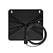 COOQI Indoor HDTV Antenna 50 Miles Range with Detachable Amplifier Booster USB Power Supply, Ultra Thin Digital TV Antenna with 10ft Coaxial Cable