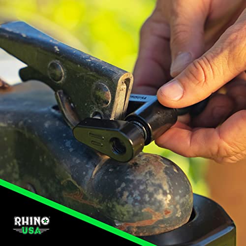 Rhino USA Trailer Hitch Coupler Lock Kit (Includes 2" & 1/4" Couplers) Heavy Duty AntiTheft