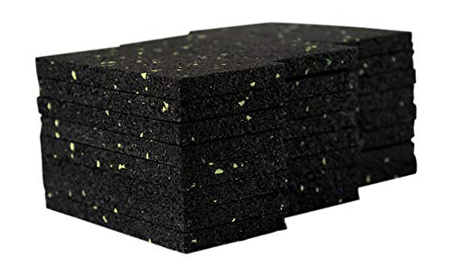 72 Stück 8 mm 50 x 100 mm Terrassenpad, Terrassenpads aus Gummi – Unterlagepads für die Unterkonstruktion ihrer…