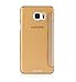 PASONOMI Galaxy Note 5 Case, [Smart Window View] Samsung Galaxy Note 5 Folio Wallet Case - Slim Flip Leather Case for Samsung Galaxy Note 5 (View Series Golden)