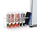 Liry Products Crystal Clear Acrylic Rack 10 Slot Dry Erase Marker Eraser Holder Wall Mount Storage Organizer Supplies Caddy Whiteboard Accessories