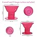 Bonnet Hood Hair Dryer Attachment- Soft, Adjustable Extra Large Hair Dryer Bonnet for Hand Held Hair Dryer with Stretchable Grip and Extended Hose Length, Soft Silicone Hair Curlers Rollers
