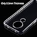 MYLBOO Compatible with for Nokia 7.2 Case Nokia 7.2 Screen Protector, [3 in 1] Transparent Soft TPU Case + [2 pc] 9H Tempered Glass for Nokia 7.2 Cover (Transparen)