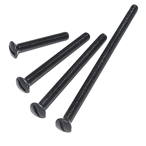 10 x Black M3.5 x 40mm Electrical Light Switch Screws Amazon.co.uk
