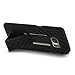 Galaxy S7 Edge (ONLY) Case with Holster, Aduro Shell & Holster Combo Case Super Slim Shell Case w/Built-in Kickstand + Swivel Belt Clip Holster for Samsung Galaxy S7 Edge