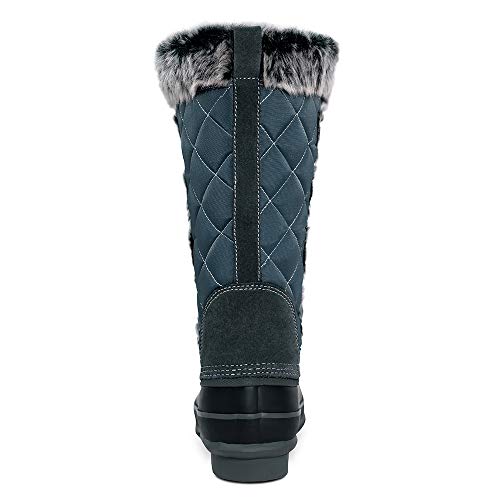 HZSTAY-Womens-Cow-Suede-Leather-Boots-Lace-Up-Winter-Outdoor-Snow-Duck-BootsWarm-Waterproof-Mid-Calf-Duck-Boots-for-Women