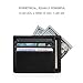 INJOYLIFE Men's Wallet Leather Thin RFID Card Holder Minimalist Front Pocket Multi-card Wallets for man