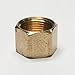 LTWFITTING 3/8-Inch Brass Compression Nut,Brass Compression Fitting(Pack of 25)