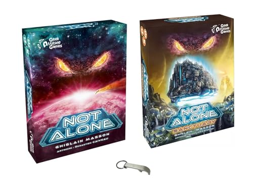 Set Not Alone Basisspiel + Erweiterung Sanctuary Französische Version + 1 Decap Blumie (Base + Sanctuary)