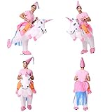 Decalare Inflatable Unicorn/Dinosaur T-REX Costume,Halloween Party Blow up Costumes Adult/Kids