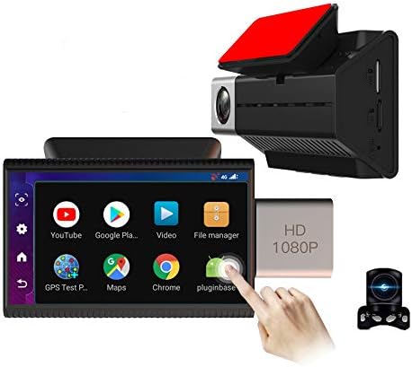 EKLEVA 3 Inch Dash Cam IPS Touch Screen Car DVR Recorder 4G Android 8.1 Mini Car Camera GPS Navigation ADAS FM Transmitter Bluetooth Full HD 1080P Car Video Camera Recorder DVR
