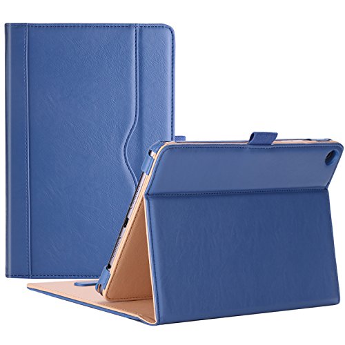 ProCase Verizon ASUS ZenPad Z8s Case - Stand Cover Folio Case for Asus Zenpad Z8s ZT582KL ASUS-P00J 4G LTE Tablet (2017 Released) -Navy Blue