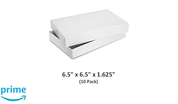Amazon Com White Gloss Cardboard Apparel Decorative Gift Boxes