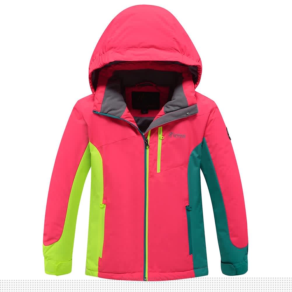 WOWULOVELY Girls Boy's Winter Ski Jackets
