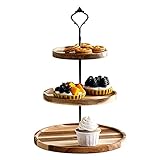 Refrase Life Cupcake Stand 3 Tier, Wood | Tiered