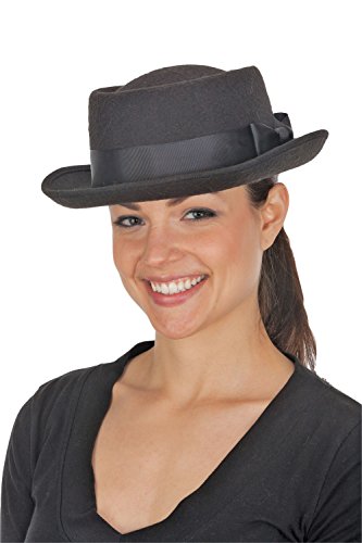Jacobson Hat Company Men's Deluxe Felt Pork Pie