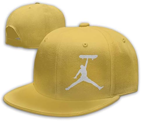 Skate Jordan Unisex Flat Bill Snapback Hat Baseball Cap Hip Hop Hat