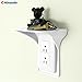 Hirundo Wall Outlet Shelf Power Perch, (White 2 Pcs)
