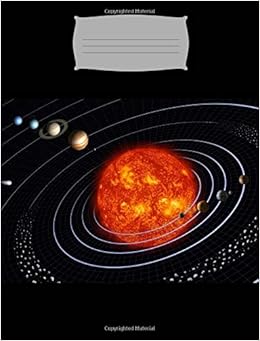 Composition Notebook Solar System Space Wide Ruled Paper