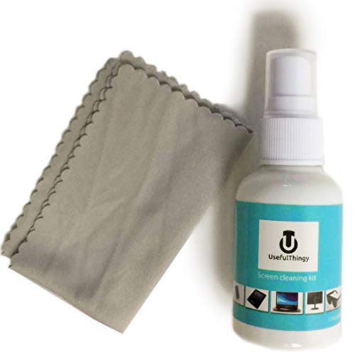 Screen Cleaner Kit. Best for Laptop, LED LCD TV, Smartphone, iPad, Computer, Kindle, Touch Screens Eyeglass. 1 Cleaning Spray + 1 Microfiber Polishing Cloth. Streak Free