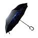 Stick Umbrella, PYRUS Sun Umbrella Handle Double Layer Rain Hook Umbrella