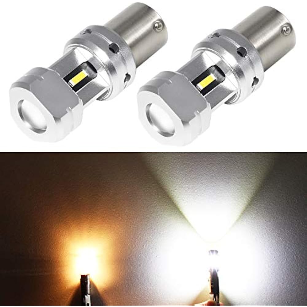 3600 Lumens 1156 LED Backup Bulb Super Bright P21W BA15S 3497 7506