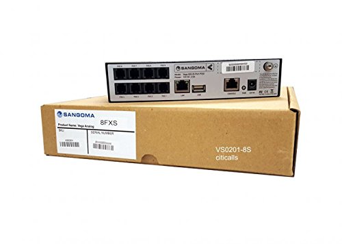 Sangoma Vega VS0201 60G-0800 8 Port FXS SIP T.38 Analog VoIP Gateway