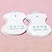10 PCS Reusable Self-adhesive Electrode Pads Machine Digital Therapy for Body Massager Pain Relief Acupuncture Back High Frequency Body Massager